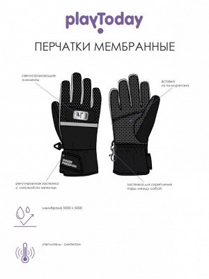 Перчатки текстильные для мальчиков