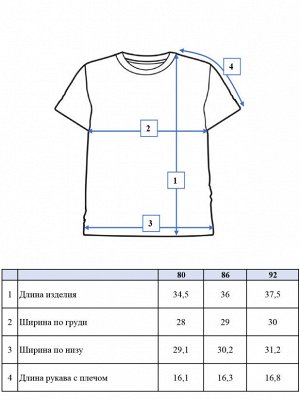 Комплект детский трикотажный для мальчиков: фуфайка (футболка), брюки