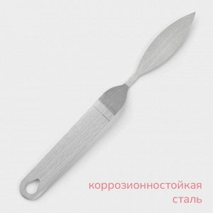 Лопатка кондитерская KONFINETTA, 22?2 см, рабочая часть 8?2 см, цвет серебристый