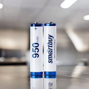 Аккумуляторные батарейки ААА (LR03), мизинчиковые, 950 mAh (упаковка 2 шт.)  NiMh,  (SBBR-3A02BL950)