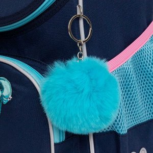 Ранец школьный GRIZZLY суперлегкий с анатомической спинкой, на ножках, с мешком для обуви, для девочки