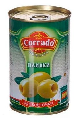 Оливки CORRADO 300г б/к 1х12
