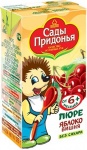 Сады Придонья Пюре 125г яблоко вишня тетр.1х18