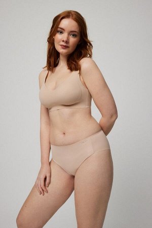 19690 High waist Трусы высокие Телесный, Черный, Белый