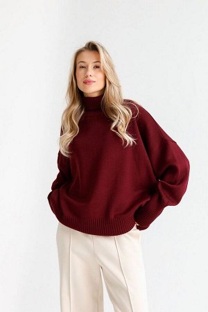 Свитер женский бордо (one size)
