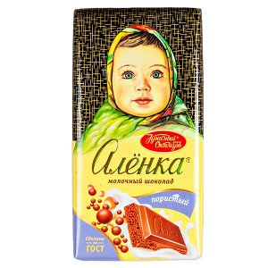Шоколад Аленка Пористый 90 г 1/18