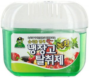 KR/ SANDOKKAEBI Поглотитель запахов для холодильника "Зеленый чай", 170гр.