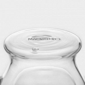 Набор стеклянных кружек с двойными стенками Magistro «Капучино», 300 мл, 12x9x11 см, 2 шт