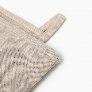 Набор кухонный Этель Calm: варежка 20х27 см, прихватка 19х19 см, 100% хлопок, 250 г/м2