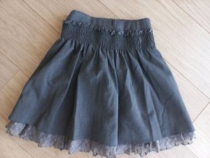 Школьные юбки, платья школьные серая Турция, Корея 128-134 см