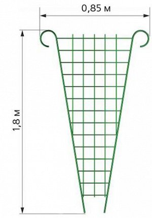 Шпалера ""Решётка прямая"" ( В- 1,8 м, Ш- 0,85 м)
