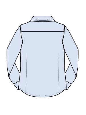 Сорочка текстильная для мальчиков (slim fit)