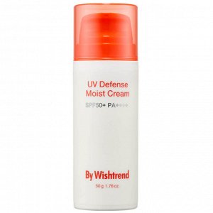 Увлажняющий солнцезащитный крем с пантенолом By Wishtrend UV Defense Moist Cream SPF50+ PA++++