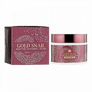 Enough Крем для лица с экстрактом золотой улитки Gold Snail Moisture Whitening Cream, 50 гр