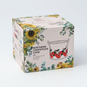 Подставка под столовые приборы Crown, h=13 см, белая
