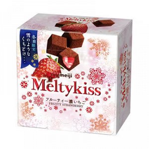 Шоколад MEIJI Melty kiss фруктовый темно-клубничный 56 г