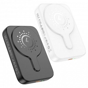 Внешний аккумулятор с беспроводной зарядкой Hoco Power Bank Magnetic Wireless Charging J117A, PD20W, QC3.0, 10000 mAh