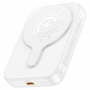 Внешний аккумулятор с беспроводной зарядкой Hoco Power Bank Magnetic Wireless Charging J117A, PD20W, QC3.0, 10000 mAh