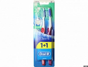 ORAL_B Зубная щетка Комплекс Глубокая Чистка 40 средняя 1+1шт