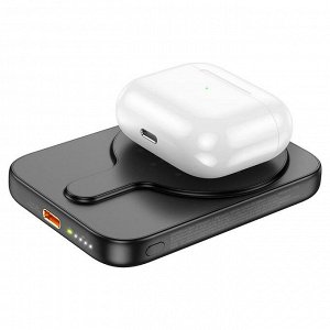 Внешний аккумулятор с беспроводной зарядкой Hoco Power Bank Magnetic Wireless Charging J117, PD20W, QC3.0, 5000 mAh