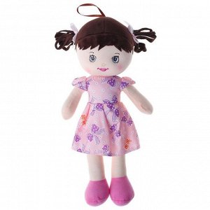 Кукла текстиль Девочка с хвостиками 30 см 2496544