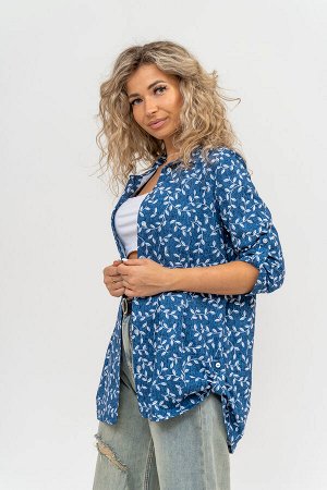 Рубашка Варианты расцветки: индиго
Ткань: кулирка, Состав: 100% хлопок
Женская стильная туника - рубашка выполнена из 100% хлопчатобумажного полотна. Новый дизайн и отличное качество делает изделие мо