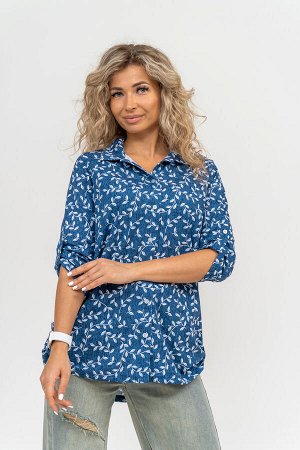 Рубашка Варианты расцветки: индиго
Ткань: кулирка, Состав: 100% хлопок
Женская стильная туника - рубашка выполнена из 100% хлопчатобумажного полотна. Новый дизайн и отличное качество делает изделие мо