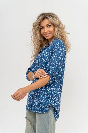 Рубашка Варианты расцветки: индиго
Ткань: кулирка, Состав: 100% хлопок
Женская стильная туника - рубашка выполнена из 100% хлопчатобумажного полотна. Новый дизайн и отличное качество делает изделие мо