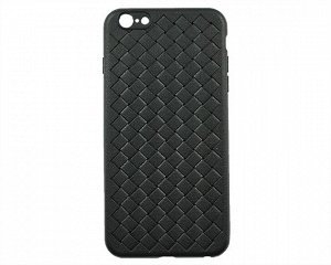 Чехол iPhone 6/6S Plus плетеный черный