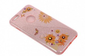 Чехол iPhone 6/6S Plus PGS Shine Sunflower розовый