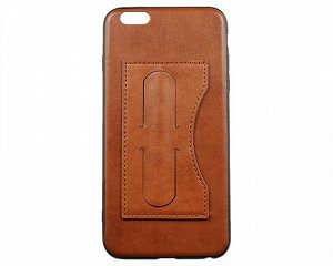 Чехол iPhone 6/6S Plus Kanjian Card с держателем коричневый