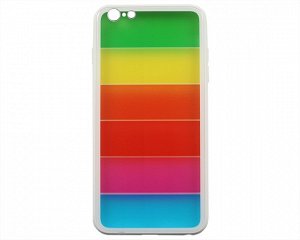 Чехол iPhone 6/6S Plus Rainbow Case белый