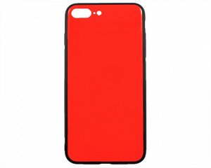 Чехол iPhone 7/8 Plus Glass красный