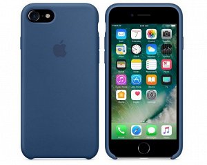 Чехол iPhone 7/8 Plus Silicone Case в упаковке синий океан