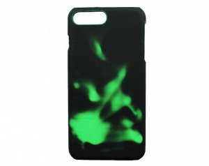 Чехол iPhone 7/8 Plus ТЕРМО черный+зеленый