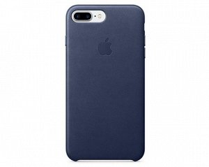 Чехол iPhone 7/8 Plus Leather Case в упаковке темно-синий