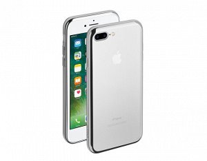 Чехол iPhone 7/8 Plus Deppa Gel Plus Case прозрачный серебро, 85259