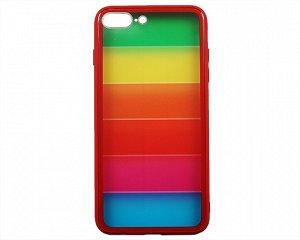 Чехол iPhone 7/8 Plus Rainbow Case красный