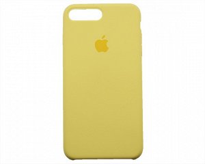 Чехол iPhone 7/8 Plus Silicone Case в упаковке желтый