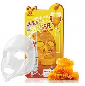 Тканевая маска д/лица Медовая Honey DEEP POWER Ringer mask pack