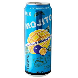 Напиток VAST MOJITO Mango-Marakuja 450 мл ж/б 1/12
