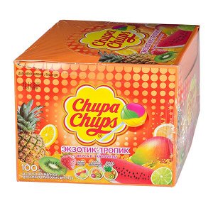 карамель Чупа-Чупс ЭКЗОТИК-ТРОПИК 12 г 1/100