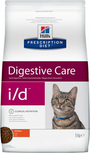 Hill's PD Feline i/d д/кош при проблемном пищеварении 5кг
