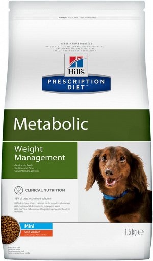 Hill's PD Canine Metabolic Mini д/соб Коррекция веса 1,5кг (1/6)