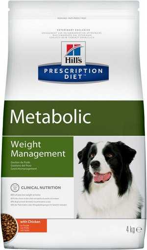 Hill's PD Canine Metabolic д/соб Коррекция веса 4кг (1/1)