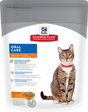 Hill's SP Feline Adult Oral Care д/кош уход за зубами Курица 6/1,5кг