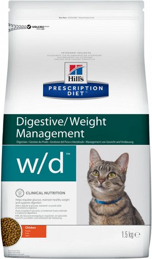 Hill's PD Feline w/d д/кош Контроль веса 1,5кг (1/6)