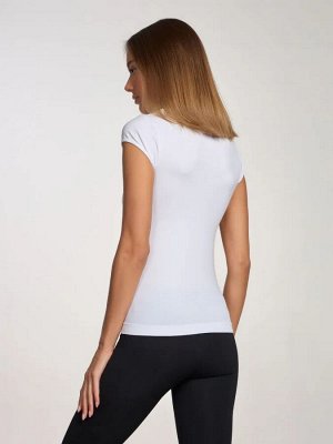 Intimidea T-Shirt KANSAS Футболка с круглым вырезом мини рукавами. Повседневное изделие из мягкой микрофибры, повторяет очертания тела, не требует глажения. (bianco -белый цвет) пр. Италия