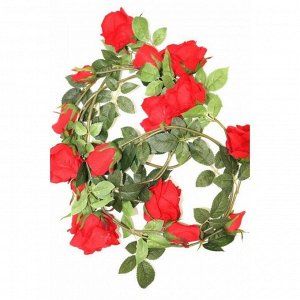 Гирлянда с красными розами 210см