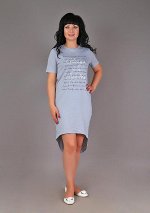 Платье Александра(принт стихи) арт 3-526